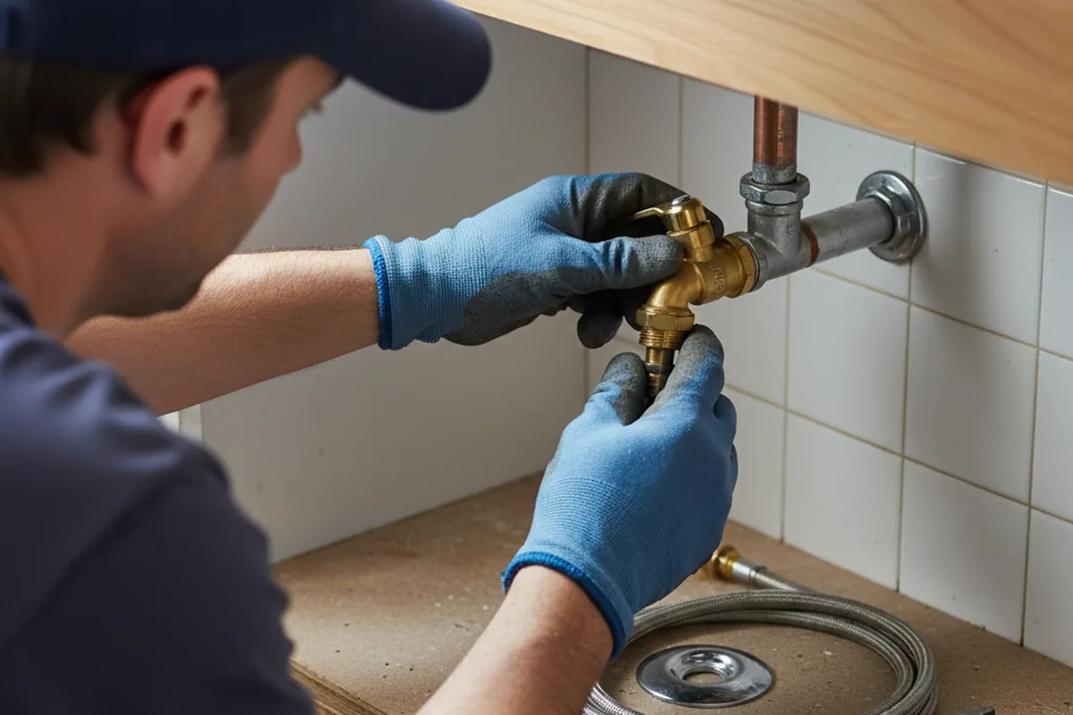 Shutoff valve and fitting work during Repiping in Bend